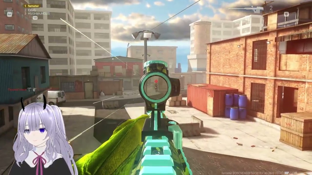 vtuber plays cod replica very badly lol