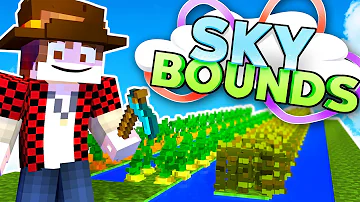 DIY FARM IDEAS FOR SKYBLOCK IN MINECRAFT! | Skybounds #21