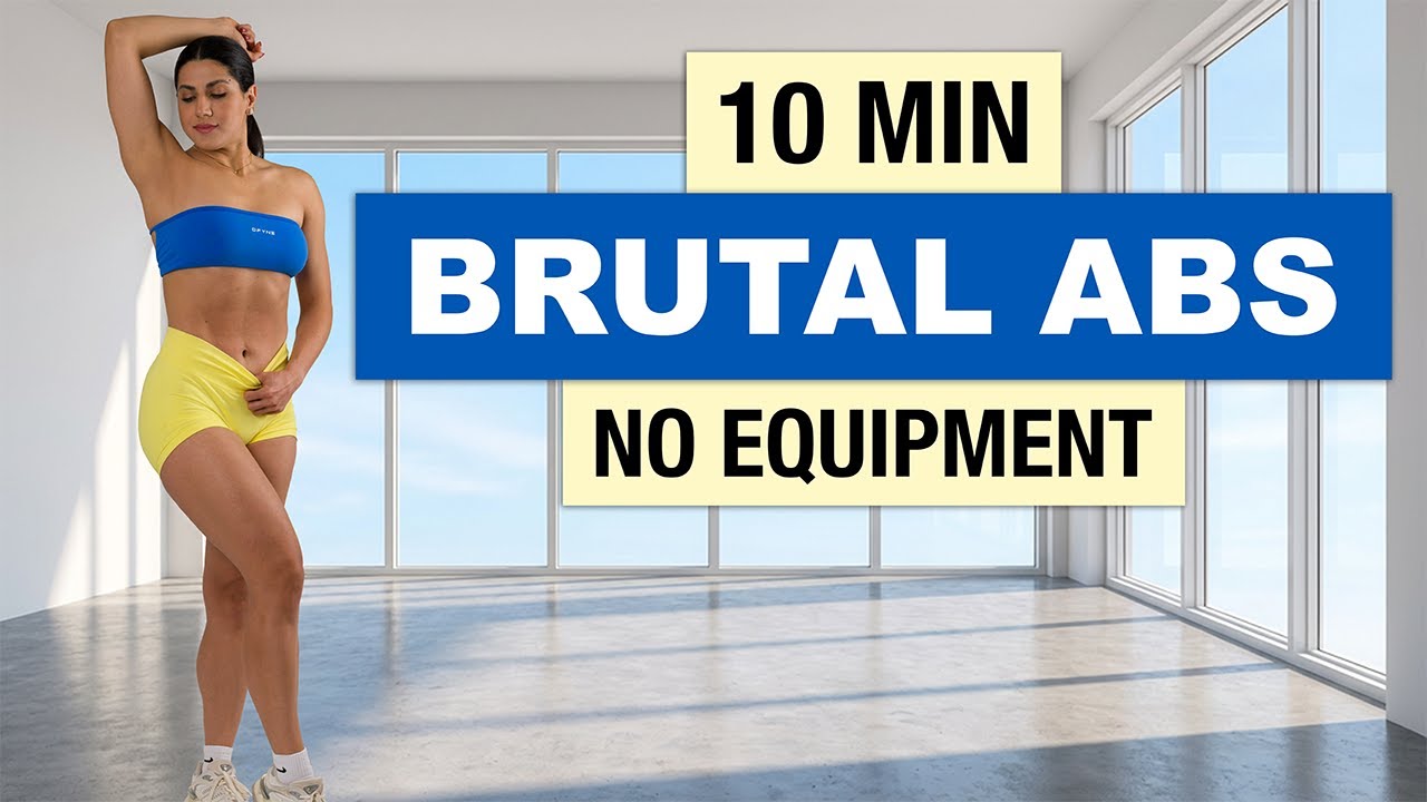GET ABS with this KILLER 10 Min Ab Workout – No Equipment, Intense Ab Burn