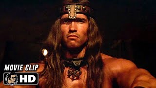 CONAN THE BARBARIAN Clip  'Crush Your Enemies' (1982) Arnold Schwarzenegger