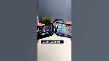 NameDrop in iOS 17🤯That Animation looks.#short#youtubeindia #iphone #shortvideo