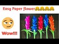 How to make easy paper flowers easy paper flowers for kids paper flowers by kovaicraft