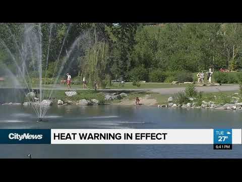 First heat warning of the year in Calgary