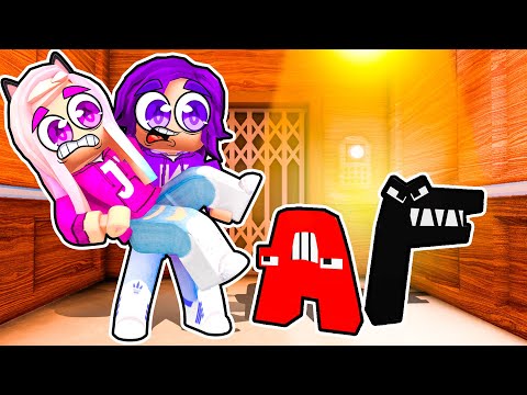We're stuck in an elevator with Alphabet Lore! | Roblox