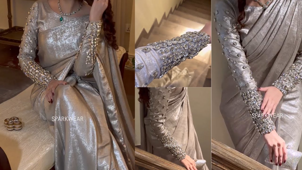 Trending hand embroidered sleeves | embroidered blouse sleeve | blouse designs new model