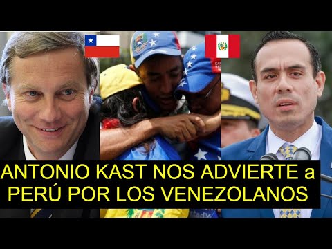 BREAKING NEWS! JOSE ANTONIO KAST WARNS PERU ABOUT ECONOMIC SANCTIONS FOR VENEZUELANS TODAY