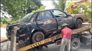 Build dismantling antique car Toyota | Learn the construction of an old car