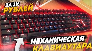 МЕХАНИЧЕСКАЯ КЛАВИАТУРА ЗА 2К РУБЛЕЙ! ОБЗОР НА БЮДЖЕТНУЮ КЛАВИАТУРУ ДЛЯ GAMING