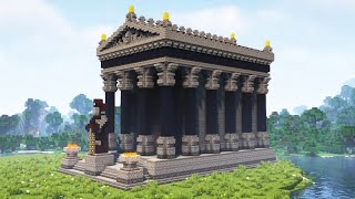 Греческий храм в майнкрафте