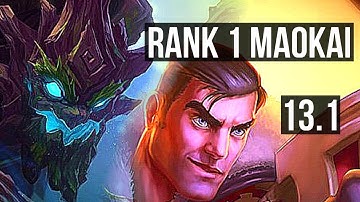 MAOKAI vs JAYCE (TOP) | Rank 1 Maokai, 3/0/4 | EUW Grandmaster | 13.1
