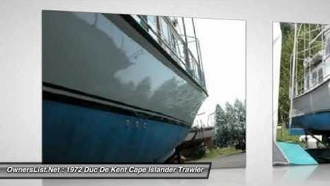 1972 Duc De Kent Cape Islander Trawler DA014