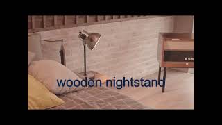 English Word of the Day is Nightstand كلمة اليوم هى منضدة سرير