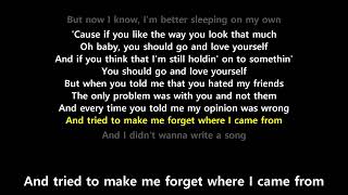 Love Yourself (Lyrics) - Justin Bieber