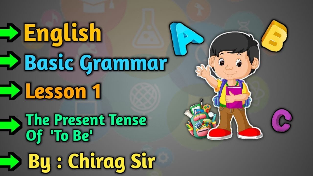 Basic English Grammar, - Lesson 1 use of am is are || English is so ...