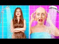 THIN HAIR VS THICK HAIR STRUGGLES || Funny Hair Problems And Hacks By 123 GO Like!