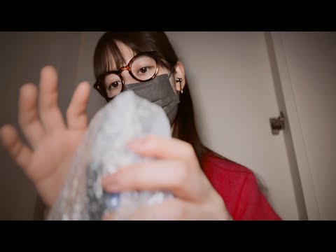 [ASMR] 一緒に寝ましょう😴トリガー / スライム タッピング / slime, tapping