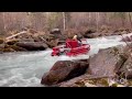 водометная лодка, горная река, пороги