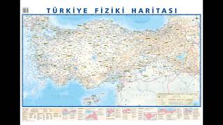 Türkiye Fiziki Haritası | MEPMEDYA
