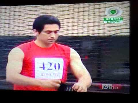 Discus thrower AMRITPAL SINGH GILL live on nationa...