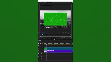 "How to Remove a Green Screen Background in Adobe Premiere Pro"