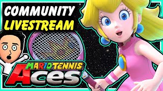 Mario Tennis Aces ⭐ Spiele mit uns mit! Mit Zuschauern/Abonnenten  Live Nintendo Switch