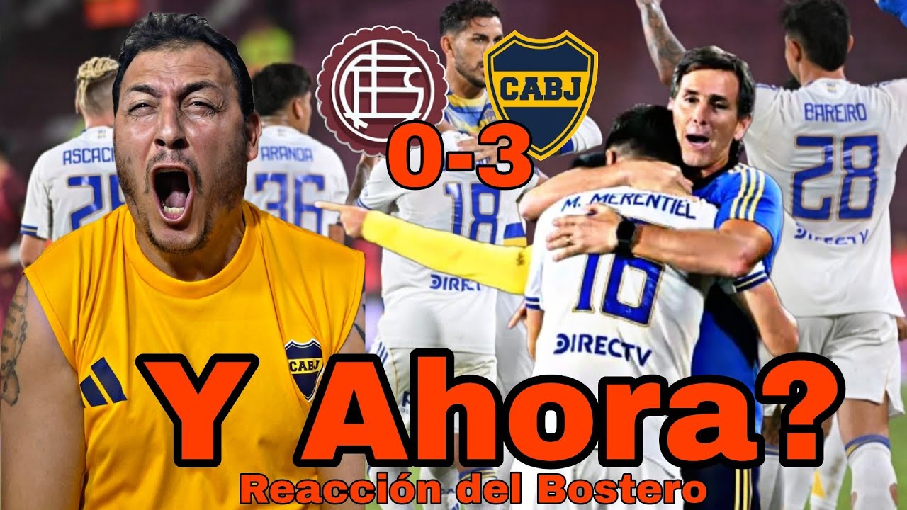 Y ahora? Reaccion del Bostero a Lanus vs Boca.