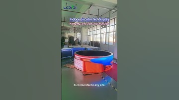 Indoor circular led display，round led display #leddisplaymanufacturer #leddisplay #ledvdi