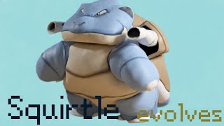 Squirtle Fat Evolves To Wartortle And Blastoise Pokemon Animation Kia Lia