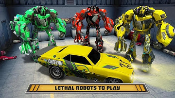 War Robot Car Transformer Games Android Gameplay