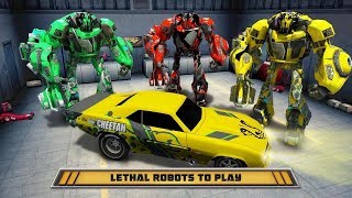 War Robot Car Transformer Games Android Gameplay screenshot 5