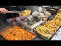 서울 망원시장 떡볶이 튀김 순대 맛집 추천 - 방송 출연 맛집 / 길거리 튀김 만들기 / Popular Foods tteokbokki / Korean Street Food