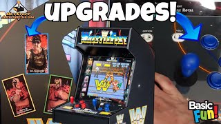 Buy Stuff Arcades Wrestlefest Artwork & Control Panel Upgrades! Install & Review!