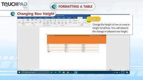 class 4 computer chapter 4 tables in ms word 2016(part 10)