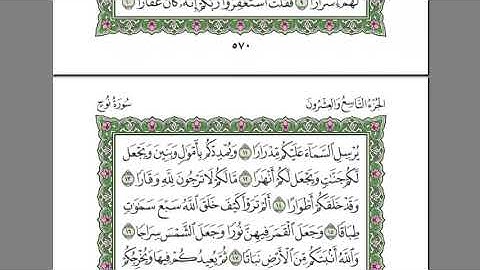 سورة نوح الشيخ عبد الرحمن السديس استمع و اقرا في مصحف المدينة quran surah noh soudais