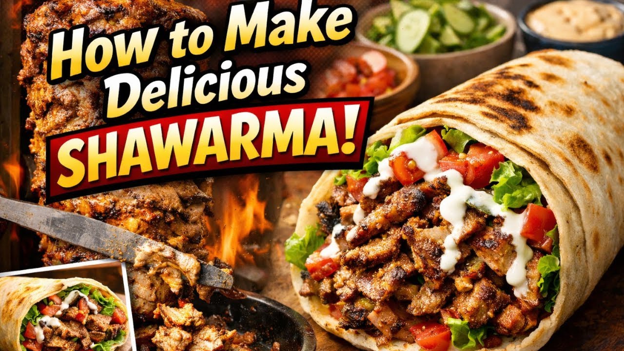 How to make delicious Shawarma.