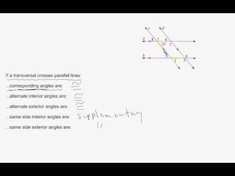 Geometry Angles And Parallel Lines Worksheets Videos