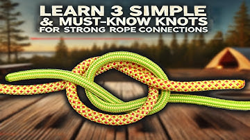 Learn 3 Simple and Must-Know Knots for Strong Rope Connections