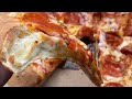 Papa John's NEW Epic Stuffed Crust Pizza Review | IS IT WORTH $12 ???