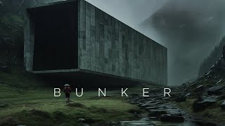 'BUNKER' Relaxing Dark Ambient Music | Ultra Deep And Atmospheric! | 3D Rain SFX [4K]