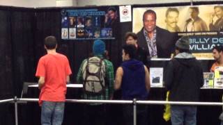 Portland Comic Con 2014   Billy Dee Williams signing autographs