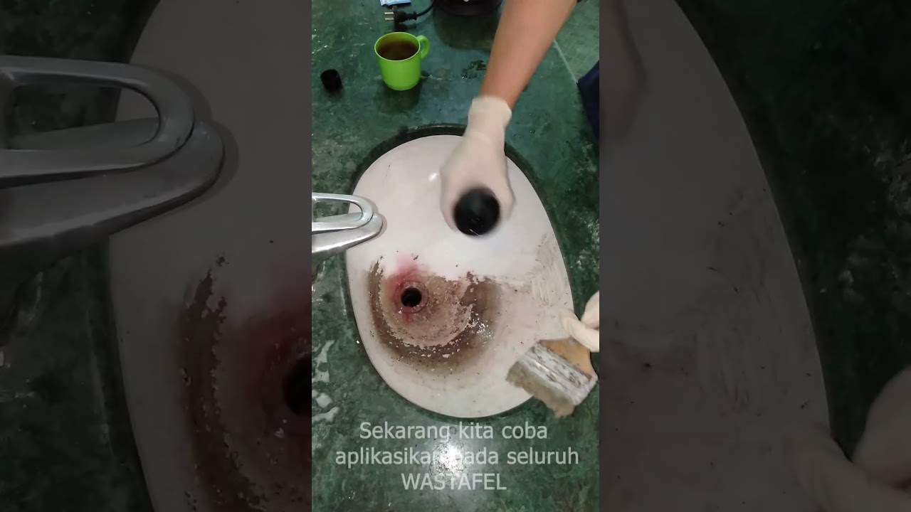 UJI HOOYA ANTI KERAK PADA WASTAFEL