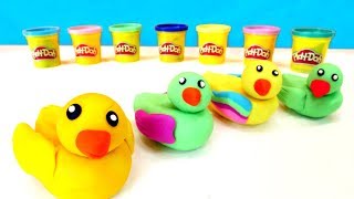 Hacemos Un Pato De Plastilina. Animales De Plastilina Play Doh.