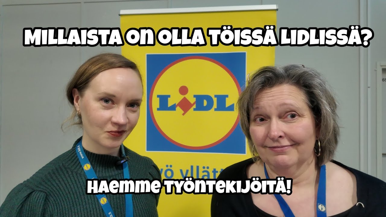 Lidl:Haemme uusia työntekijöitä! 