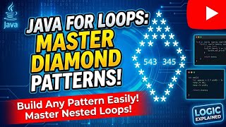 Java Programming, Using Loops To Create Pattern