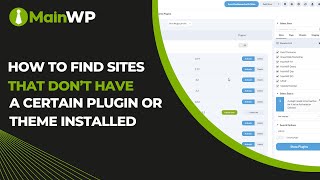 How to find sites that don’t have a certain plugin or theme installed