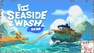 Cleaning Boats at the Dock ~ 🌞⛵🧹 | Seaside Wash ⛵ | Cozy Demo | No commentary ☕🌙