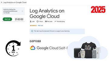 Log Analytics on Google Cloud | GSP1088