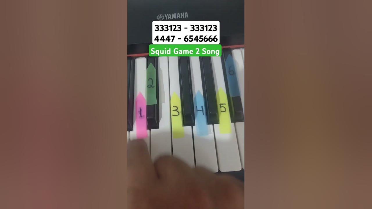 Squid Game 2 – Easy Piano Tutorial 🎹👾