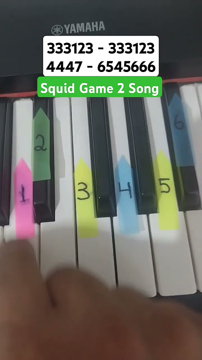 Squid Game 2 – Easy Piano Tutorial 🎹👾