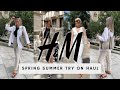 NEW IN H&M SPRING SUMMER HAUL| MAY 2022| Katie Peake